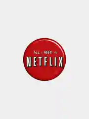 Горчичный значки  "NETFLIX"