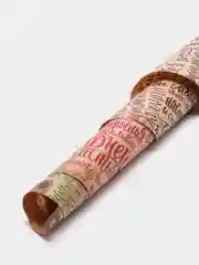 Бирюзовый бумага упаковочная, крафтовая и глянцевая, 70 х 100 см
