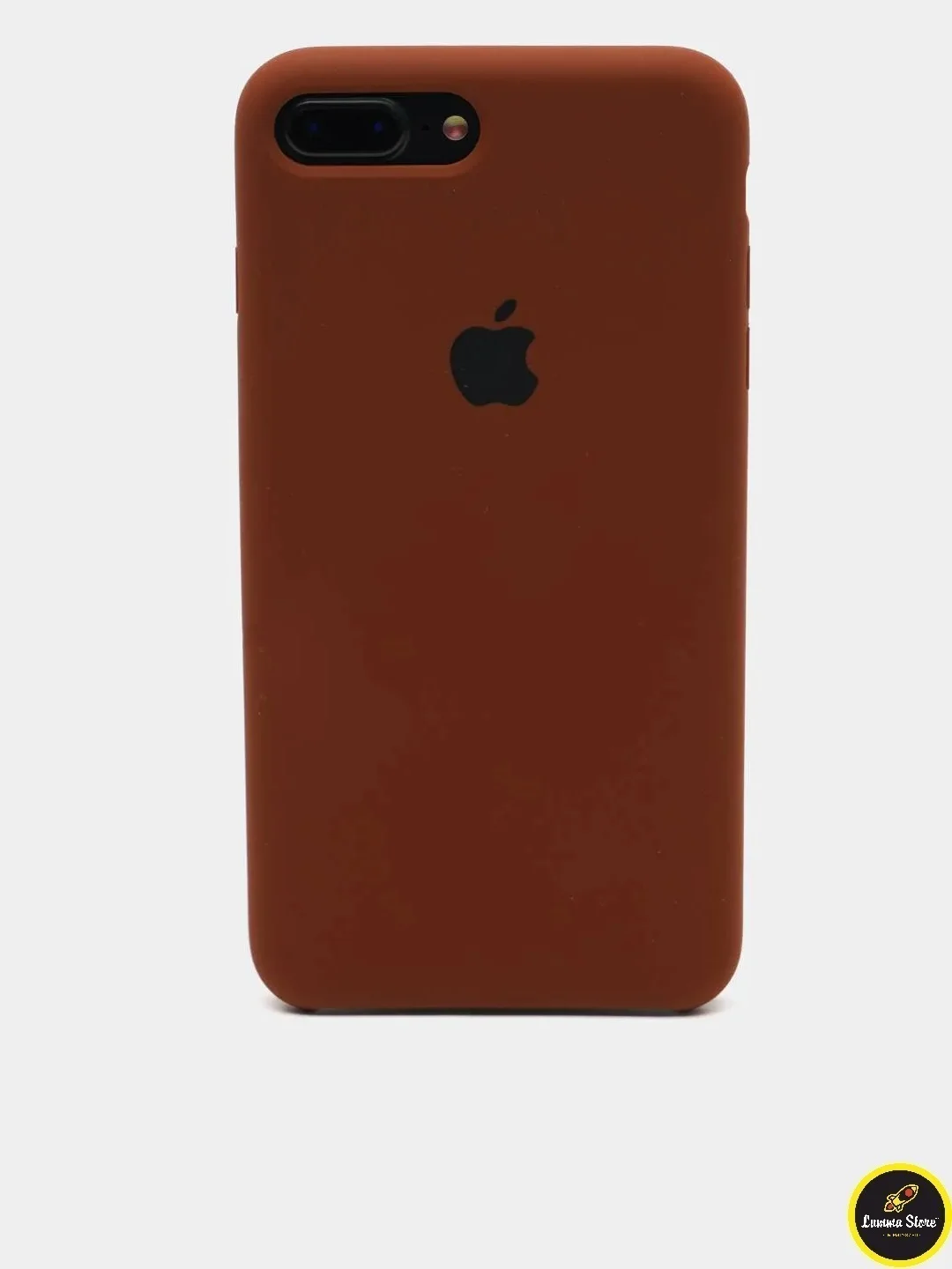 Коричневый защитный силиконовый чехол без логотипа для iPhone 5/5S/SE/6/6 Plus/6S Plus/7 Plus/8 Plus