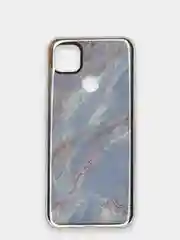 Синий меланж чехол Xiaomi Redmi 9C, Redmi 9C NFC, Redmi 10A силиконовый с мраморным рисунком