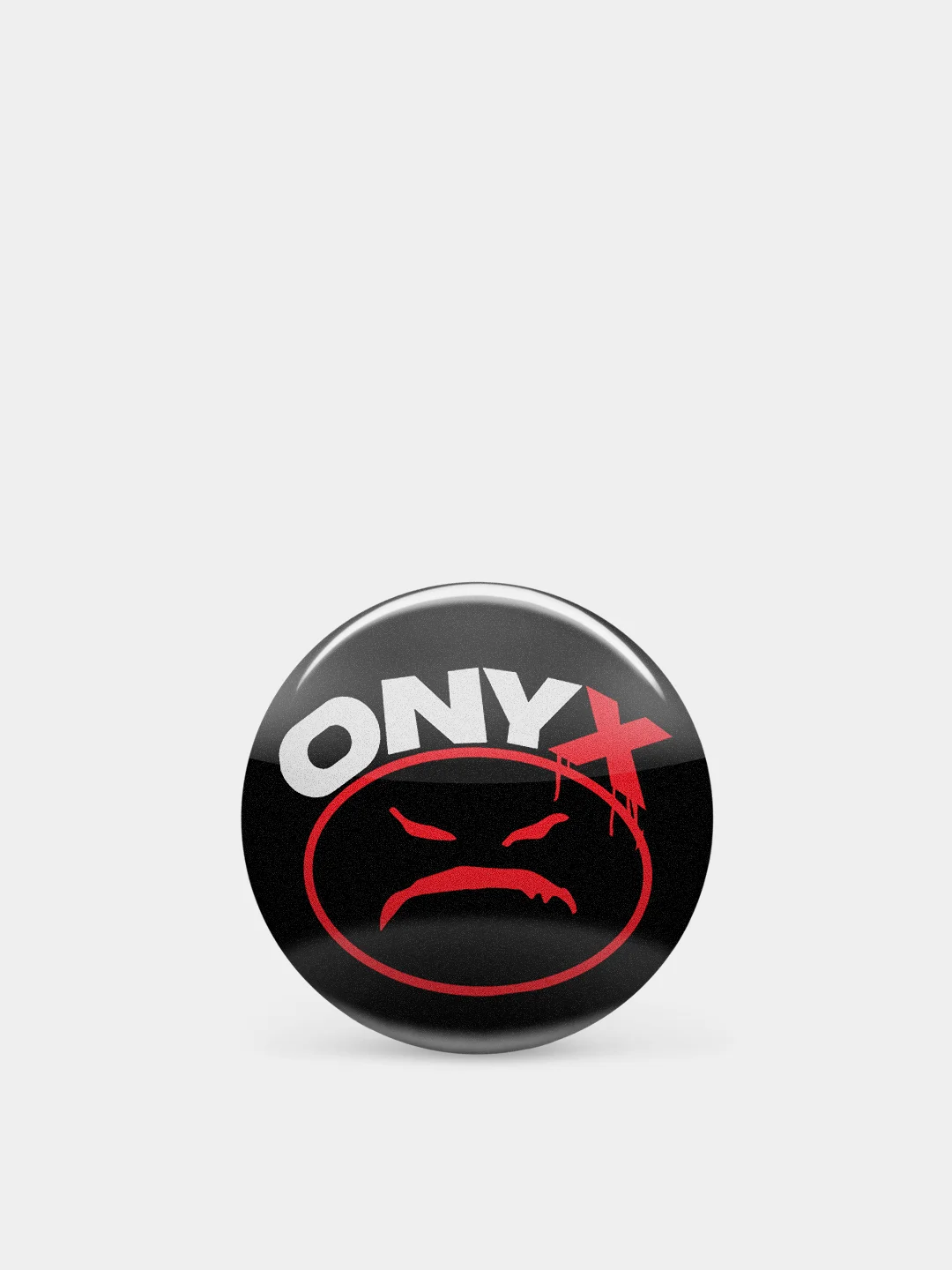 Черный значок "Onyx", 37 мм