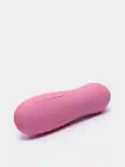Бежевый вибратор женский вакуумный