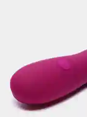Фиолетовый вибратор женский вакуумный