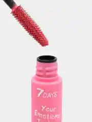 7DAYS Тушь для ресниц розовая / создание объема, Your Emotions Today Cute / 202 Pink, 10мл