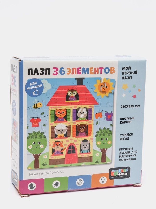 Пазл  Baby Games "Теремок", 36 элементов