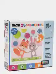 Пазл Baby Games "Лиса и зайка в шариках", 25 элементов