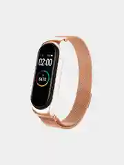 Бронзовый металлический ремешок для Xiaomi Mi Band 3 и 4 (Миланская петля)