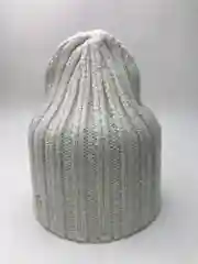 Молочный женская вязаная шапка бини РИГА, лопатка, на весну-осень, без подклада