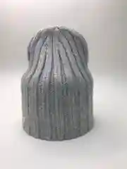 Серый меланж женская вязаная шапка бини РИГА, лопатка, на весну-осень, без подклада