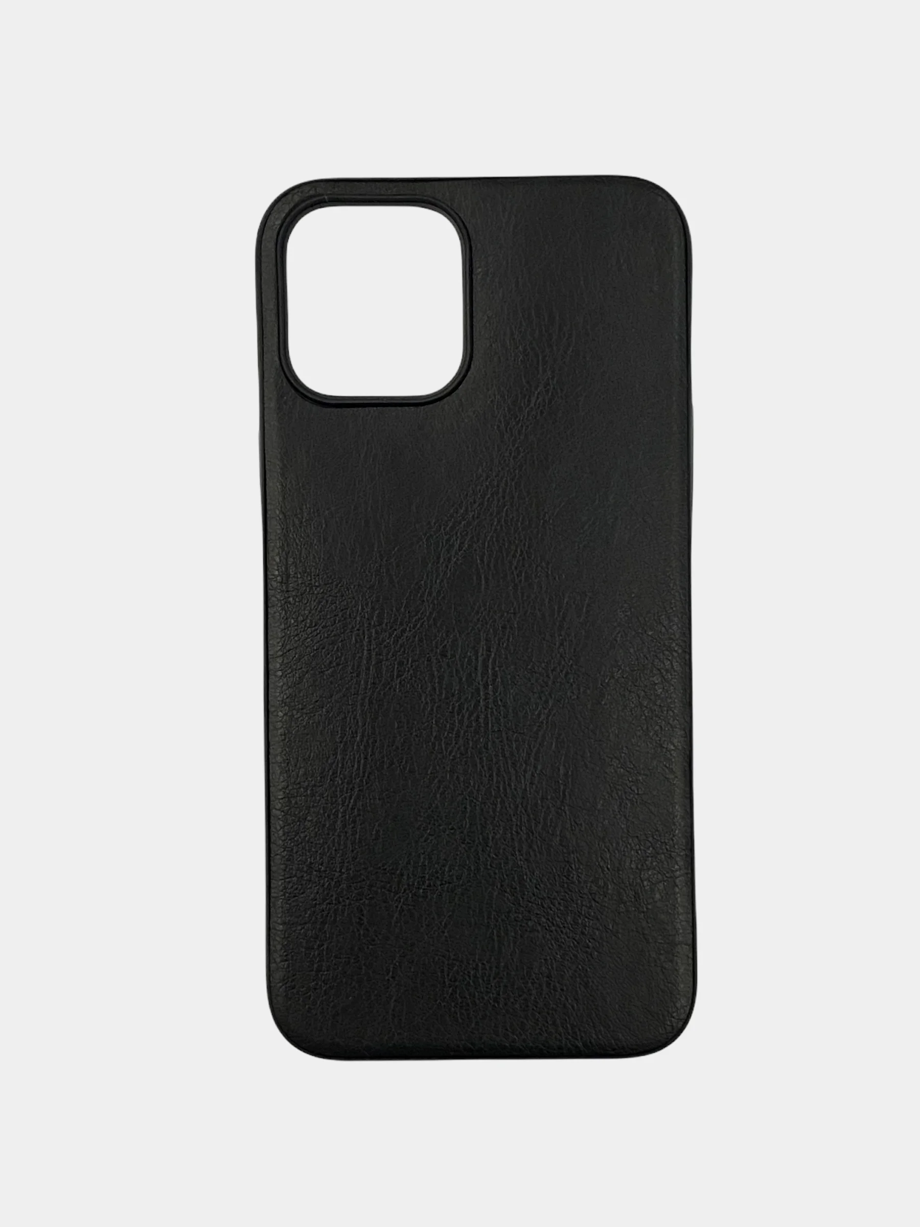 Чехол черный на iPhone 5, 7/8, 7+/8+, XS Max, 11Pro, 11 ProMax,12mini,12 Pro Max, под кожу
