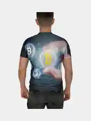 Футболка с изображением биткоина