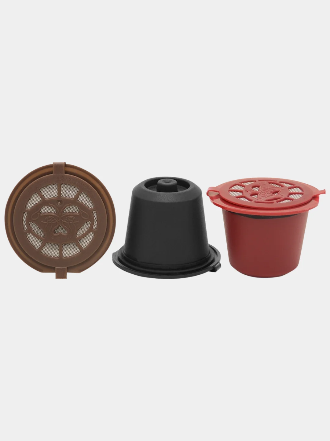 Коричневый капсула многоразовая  для кофемашин Nespresso