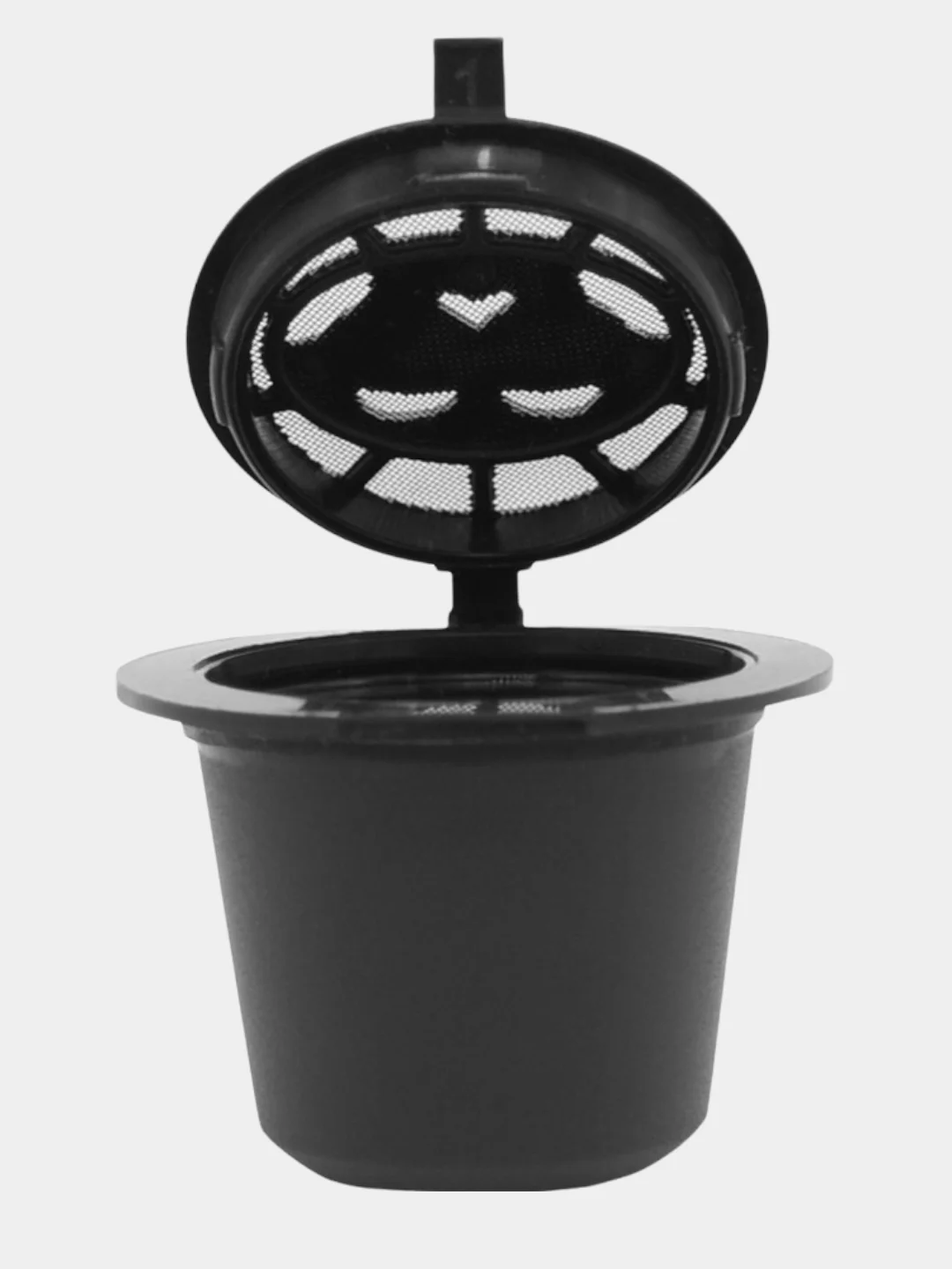 Черный капсула многоразовая  для кофемашин Nespresso