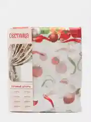 Штора для кухни "Романтика" фрукты