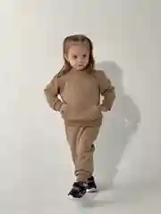 Карамельный костюм спортивный детский однотонный/летний /для девочки и для мальчика/свитшот джоггеры