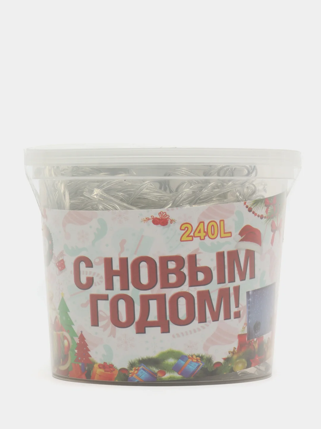 Индиго гирлянда-штора новогодняя, светодиодная, разноцветная