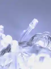 Белый гирлянда-штора новогодняя, светодиодная, разноцветная