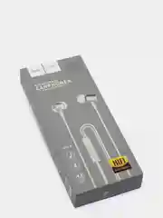 Белый наушники с микрофоном HOCO M42 3.5 mm Jack