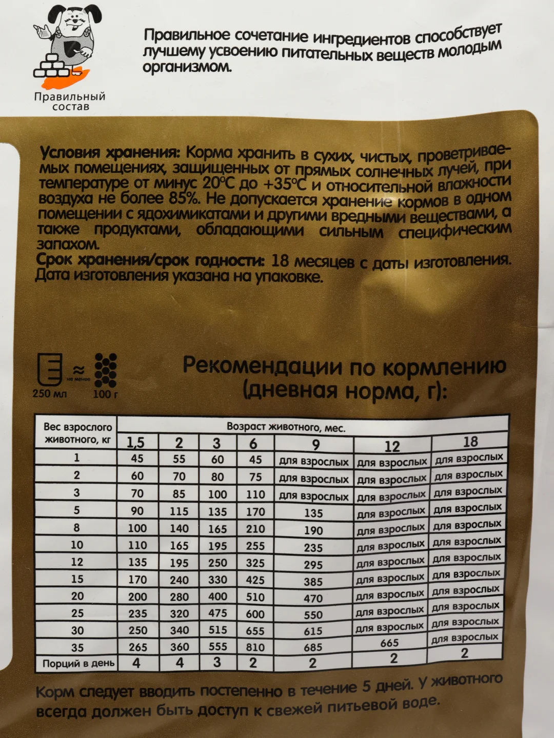 Сухой корм Наша Марка для щенков средних и мелких пород, с цыплёнком и рисом, 3кг