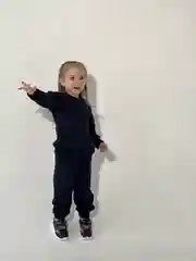 Темно-синий костюм спортивный детский однотонный/летний /для девочки и для мальчика/свитшот джоггеры
