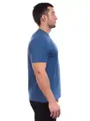 Футболка мужская синия хлопок 100%