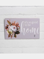 Ключница настенная HOME, 2 крючка, 20 х 11 см