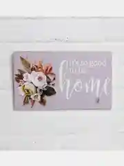 Ключница настенная HOME, 2 крючка, 20 х 11 см