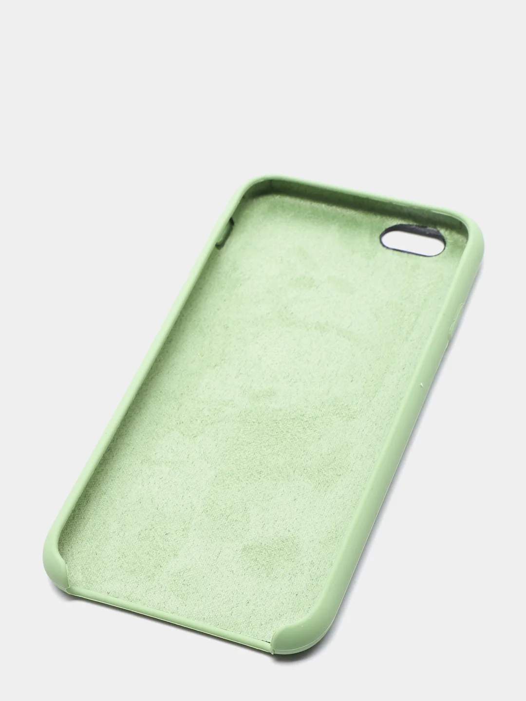 Лесной зеленый чехол Silicone Case силиконовый с микрофиброй IPhone 5/5s/SE 6/6s 7/8 7+/8+ X/XS / 11 / 12