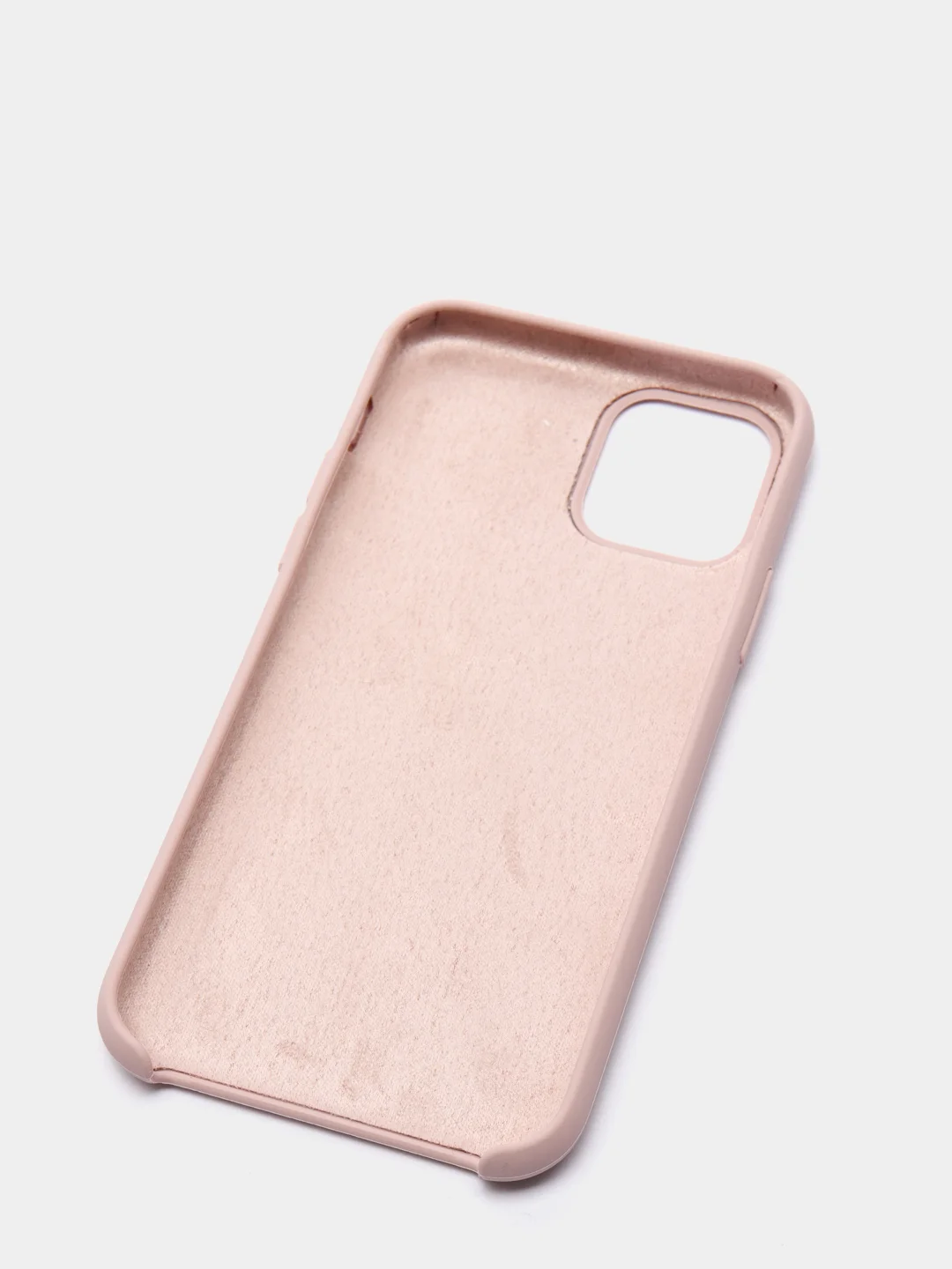 Бежевый меланж чехол Silicone Case силиконовый с микрофиброй IPhone 5/5s/SE 6/6s 7/8 7+/8+ X/XS / 11 / 12