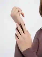 Зеленый светящееся кольцо "Сердце"