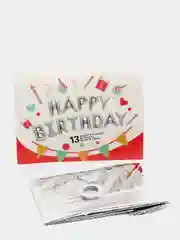 Розовый набор воздушных шаров гирлянда "Happy Birthday"