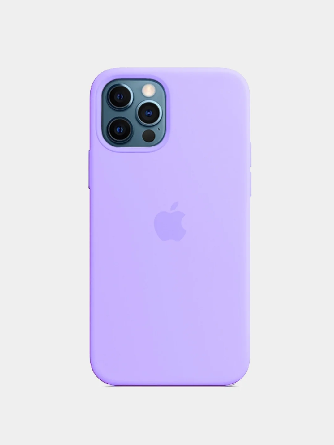 Сиреневый чехол для iPhone 12, 12 Pro, 12 Pro Max Силиконовый про макс мини