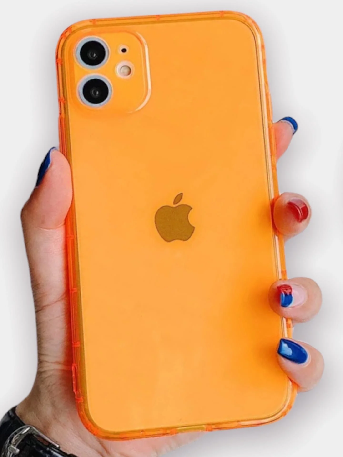 Оранжевый чехол для iPhone (айфон)