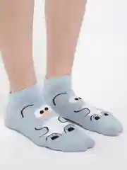 Небесно-голубой носки женские