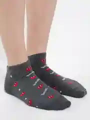 Тёмно-серый носки женские