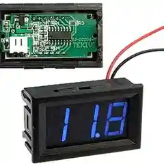 Синий вольтметр цифровой DC 5.00 - 30.0 V