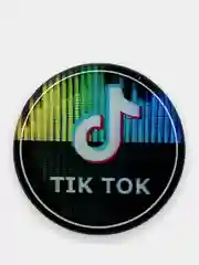 Лесной зеленый попсокет TikTok для смартфона (Tik tok, тик ток, тикток)