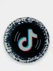 Хром попсокет TikTok для смартфона (Tik tok, тик ток, тикток)