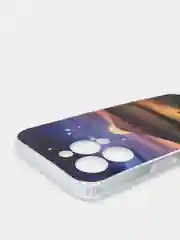 Аметистовый чехол iPhone 13 mini, 13, 13 Pro, 13 Pro Max силиконовый с рисунком