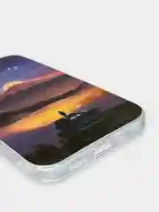 Аметистовый чехол iPhone 13 mini, 13, 13 Pro, 13 Pro Max силиконовый с рисунком