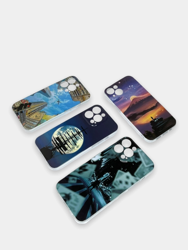 Чехол iPhone 13 mini, 13, 13 Pro, 13 Pro Max силиконовый с рисунком