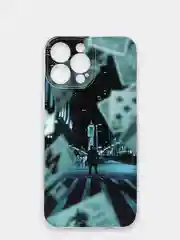 Аметистовый чехол iPhone 13 mini, 13, 13 Pro, 13 Pro Max силиконовый с рисунком