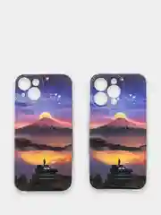 Аметистовый чехол iPhone 13 mini, 13, 13 Pro, 13 Pro Max силиконовый с рисунком