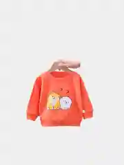 Оранжевый детский свитшот