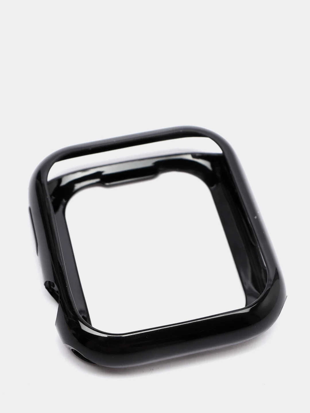 Черный чехол для Apple Watch 38/ 40/ 41/ 42/ 44/ 45 mm, силиконовый