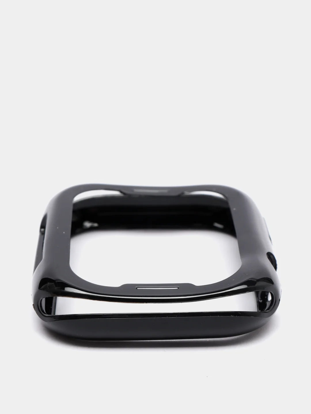 Черный чехол для Apple Watch 38/ 40/ 41/ 42/ 44/ 45 mm, силиконовый
