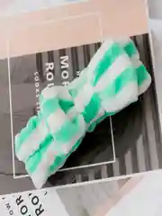 Салатовый повязка бант на голову, косметическая
