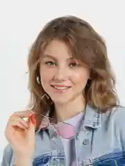 Розовый круглые солнцезащитные очки Mirsee