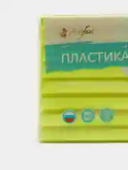 Полимерная глина "Пластика", флуоресцентный лимонный, 56 г