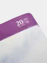 Папка для акварели А3, 20 листов 200г/м2 Calligrata, бумага СПБФ ГОЗНАК